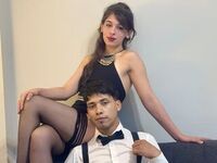 hot webcamslut giving blowjob FacuAndCami