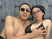 hot naked webcam couple sex show MielAndLeon